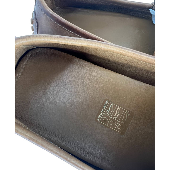 Gucci Web Horsebit Leather Driver Moccasins in Brown - Picture 12 of 16